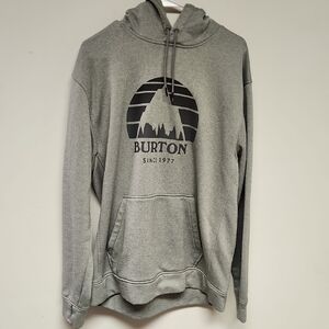 Burton Mountain Pullover Hoodie “Since 1977” Gray Men’s XL Snowboard Sweatshirt